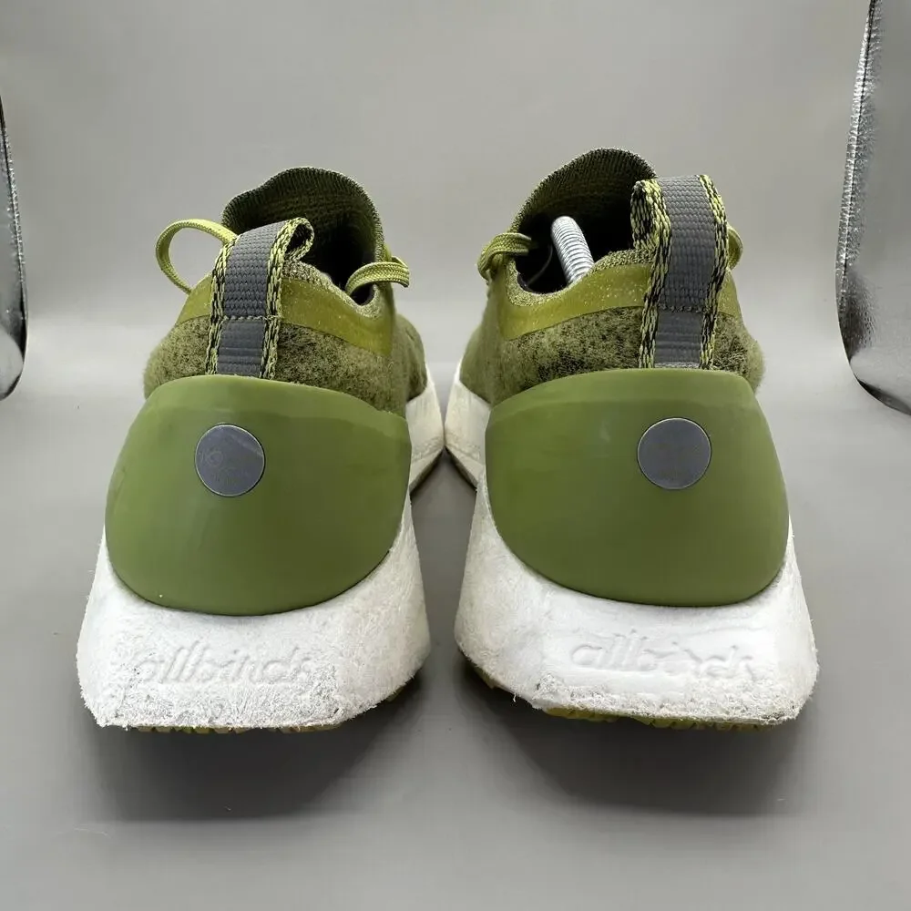 Allbirds Wool Flyer Winter Shoes Mens Size 12.5 Green Running Sneakers Warm